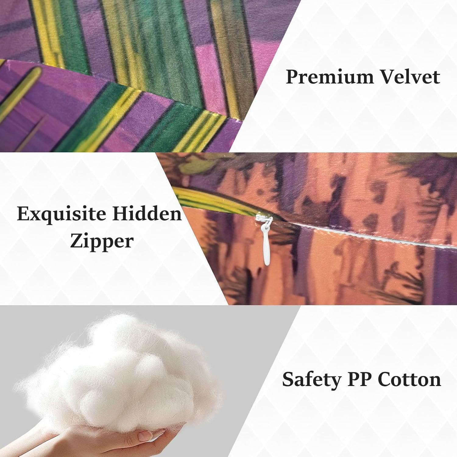 Cactus Desert Human-Shaped Pillow Soft Body Pillows Washable Velvet Pillows for Anxiety Relief Sleeping Cuddling & Support