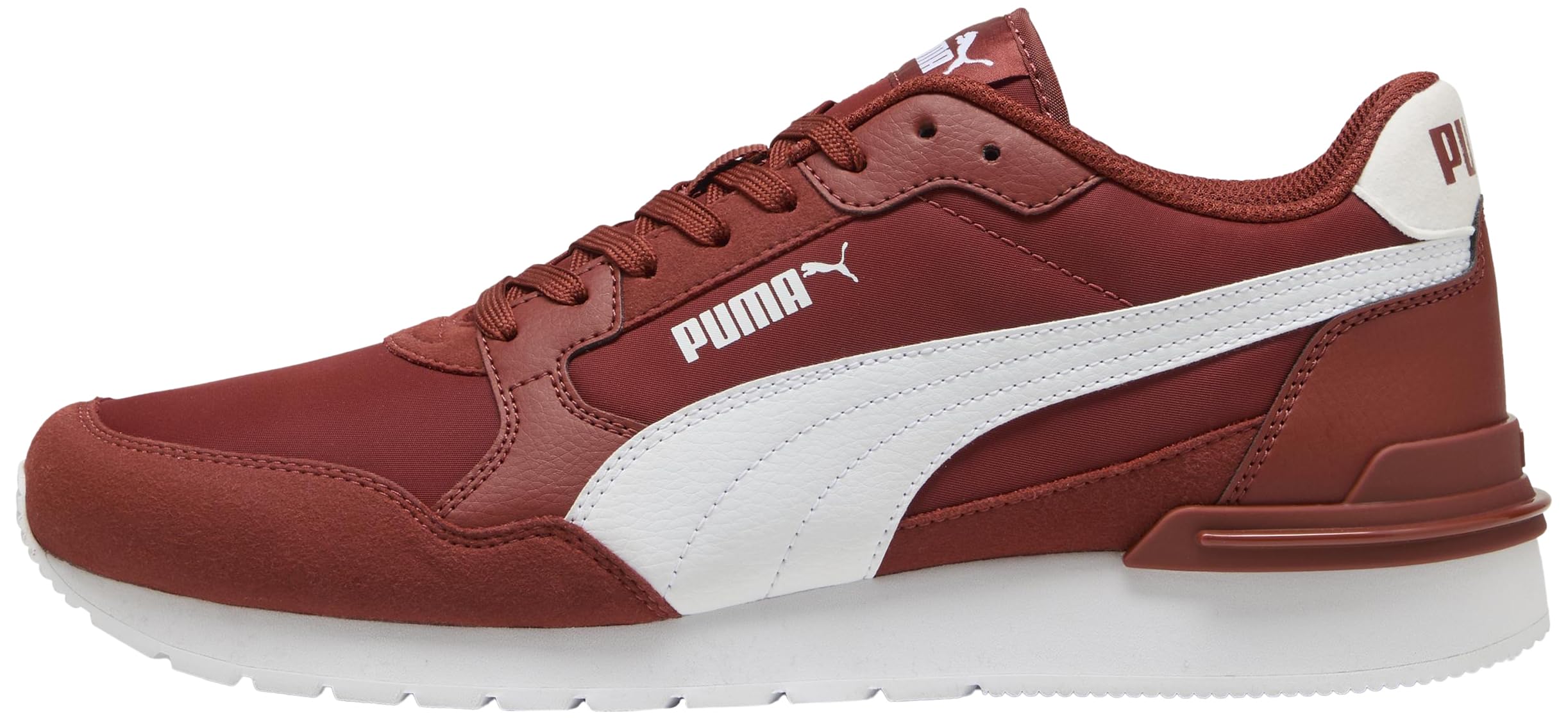 Puma Sneaker Unisex ST Runner V4 NL, Rosso Bordeaux Bianco, Taglia 38, Bordeaux Rosso Puma Bianco, 38.5 EU