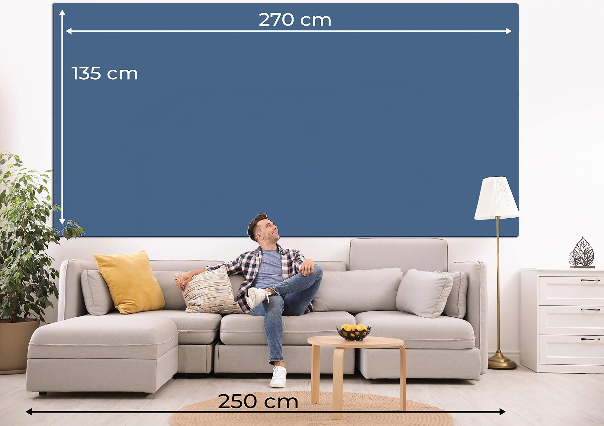 murando - Leinwandbild Wohnung Life Beautiful, Schlafzimmer, Wohnzimmer | Hochwertige Leinwand, sofort aufhängbar, ideal fürs Wohn- oder Schlafzimmer, wasserfest und lichtecht, langlebig, stilvoll