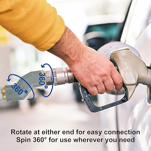 Vista 19 de SUPERFASTRACING Manguera de transferencia de combustible de 3/4 '' x 20' Bomba de aceite fluido/manguera de tubo de tanque negro Manguera de 20