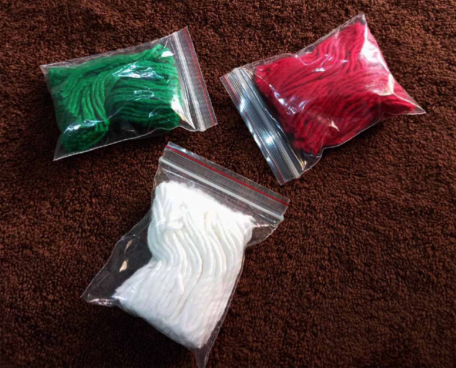Yuktha Multi Color Pack Of 300 Pieces Long Cotton Wicks | Diya Batti For Pooja | Colour - Assorted | Length - 3 Inches(Yuktha Eternals).
