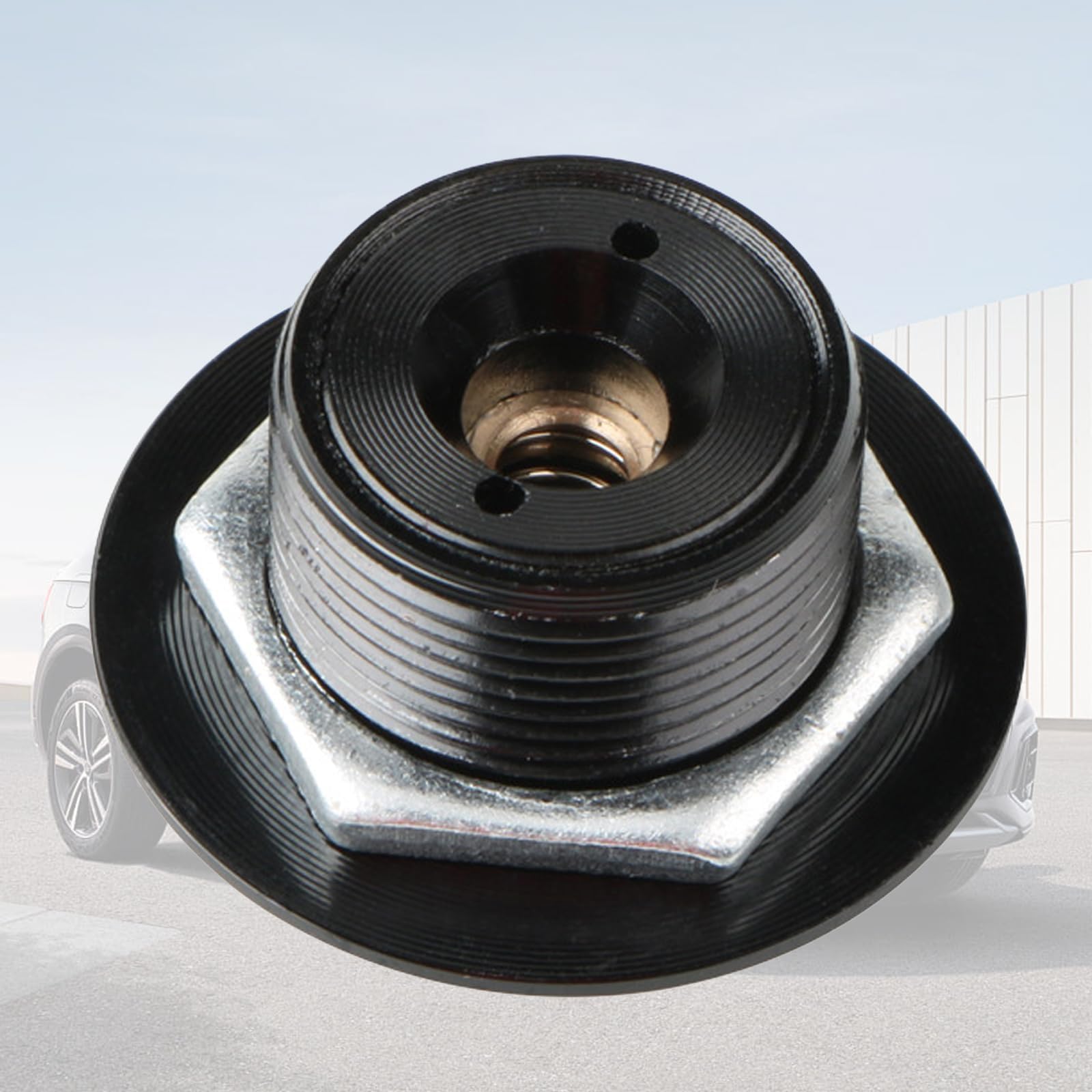 Lot de 2 vis à dégagement rapide - Fermeture rapide - En aluminium - En alliage d'aluminium - Pour capot de moteur - Bouton pression - Clip de pare-chocs
