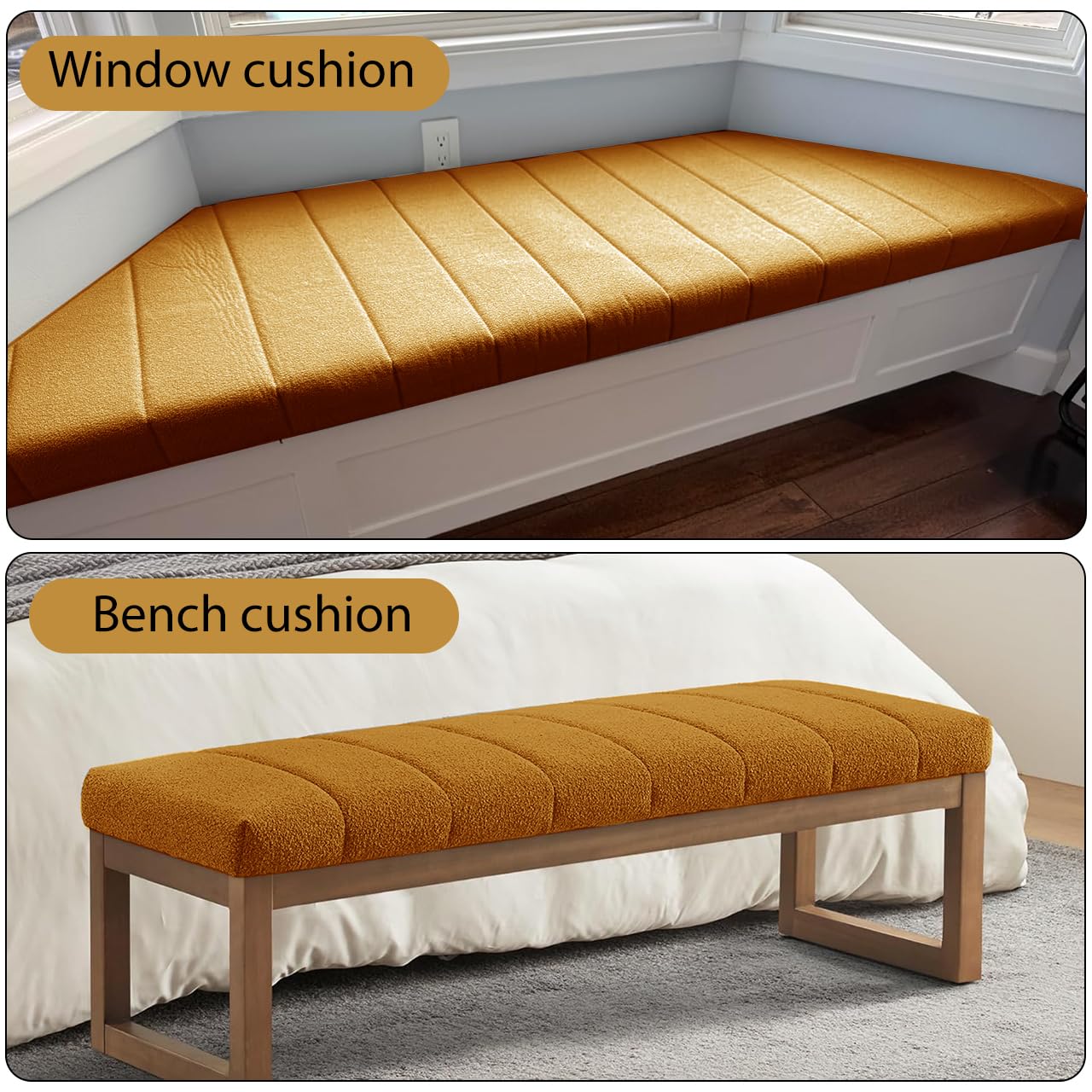 Cuscino per divano lavabile in morbido tessuto sfoderabile, ideale per giardino e terrazza, comfort elegante, 150 x 35 cm, cuscino per sedie da esterno