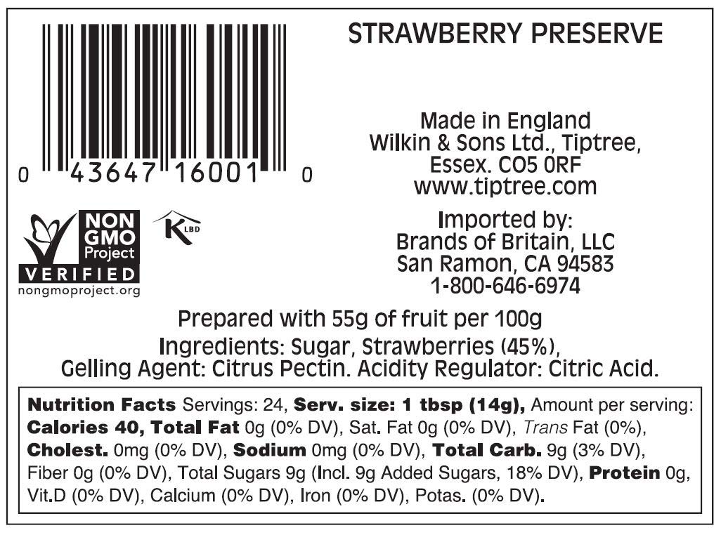 Tiptree Conservar La Fresa (340g) (Paquete de 2)
