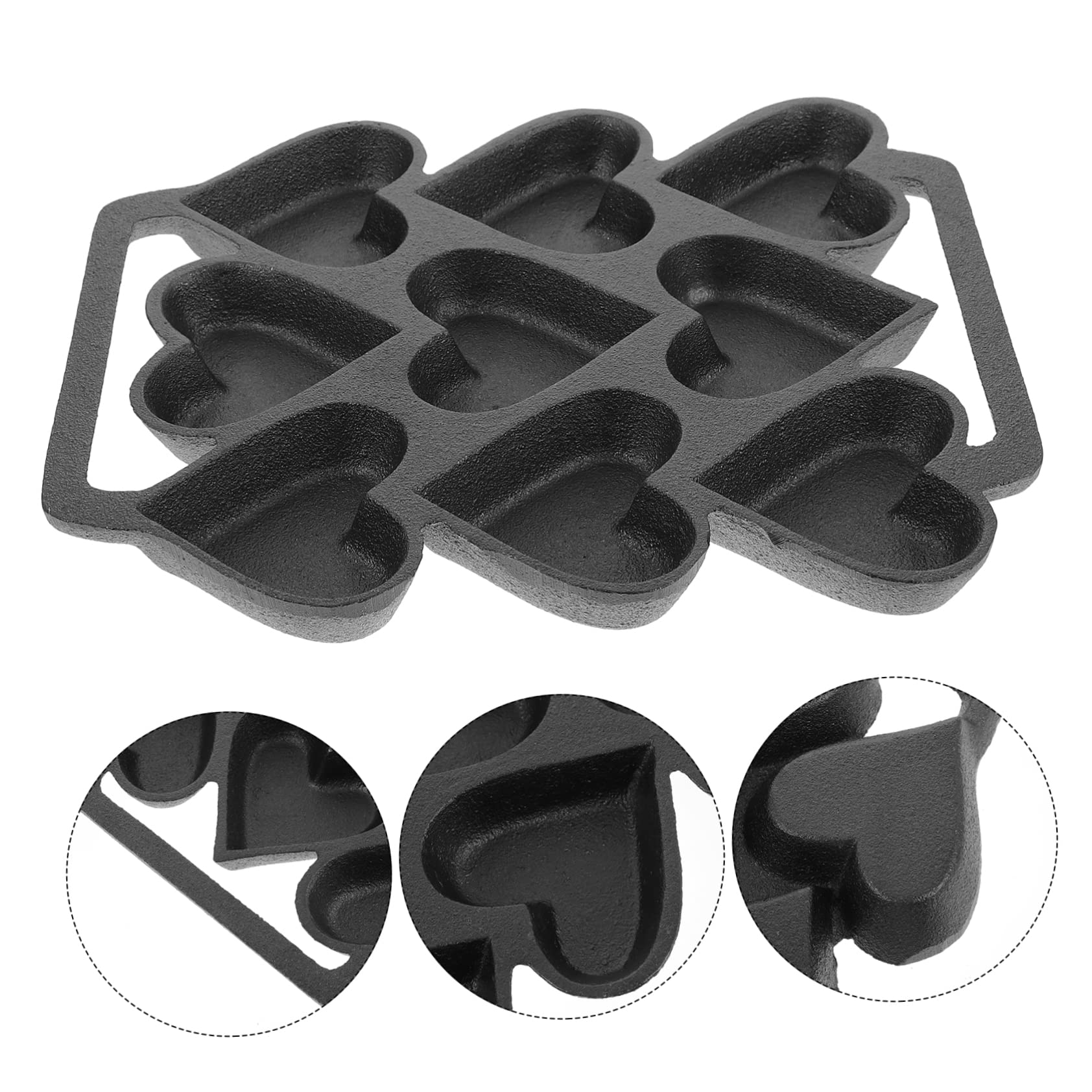 ABOOFAN Ensemble De Moules À Gâteau En Forme De Cœur Moule À Pâtisserie Moule À Gâteau Moule À Gâteau En Fer Ustensile De Cuisine Polyvalent