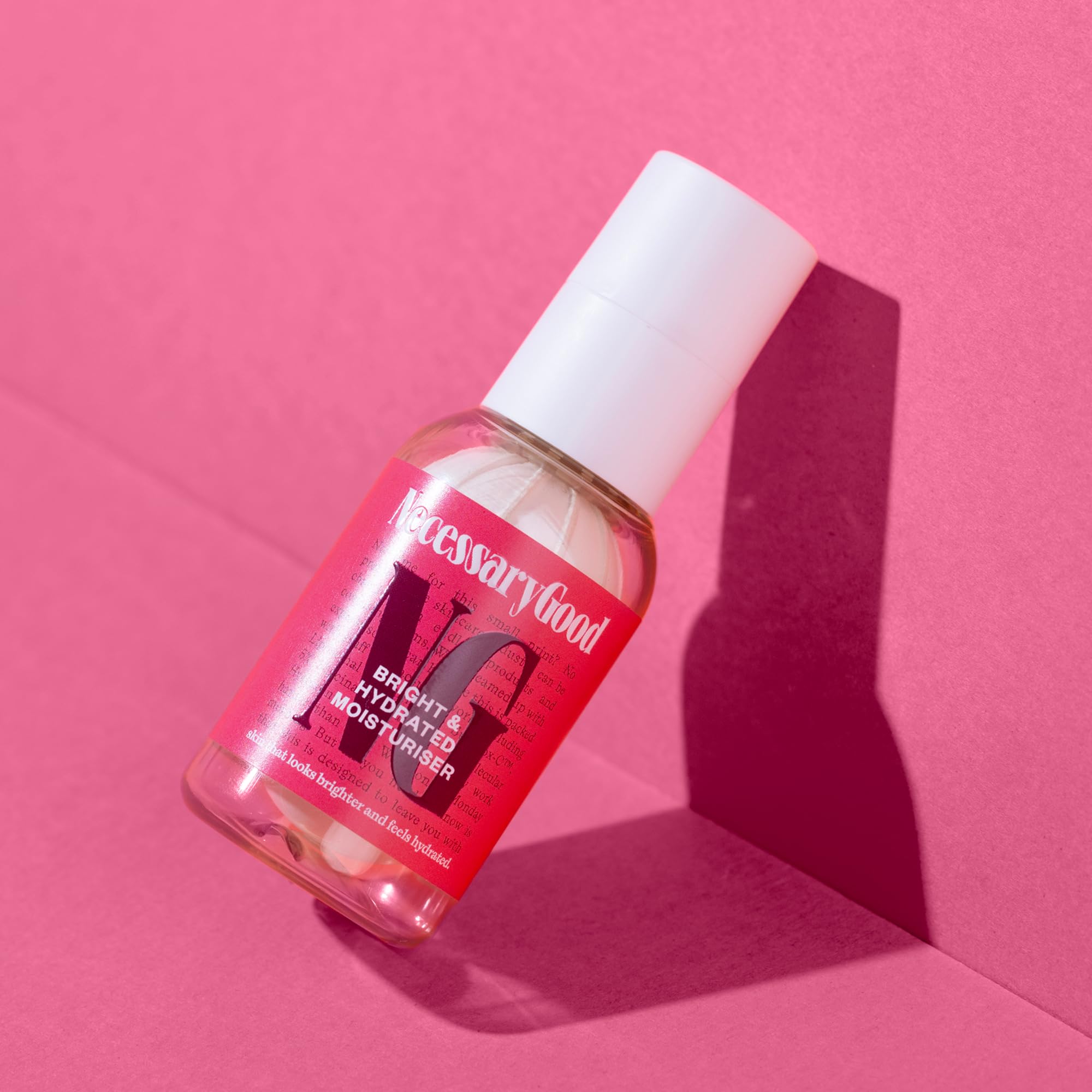 NecessaryGood Bright & Hydrated Face Moisturiser, Daily Moisturiser with Hyaluronic Acid, Niacinamide - Image 4