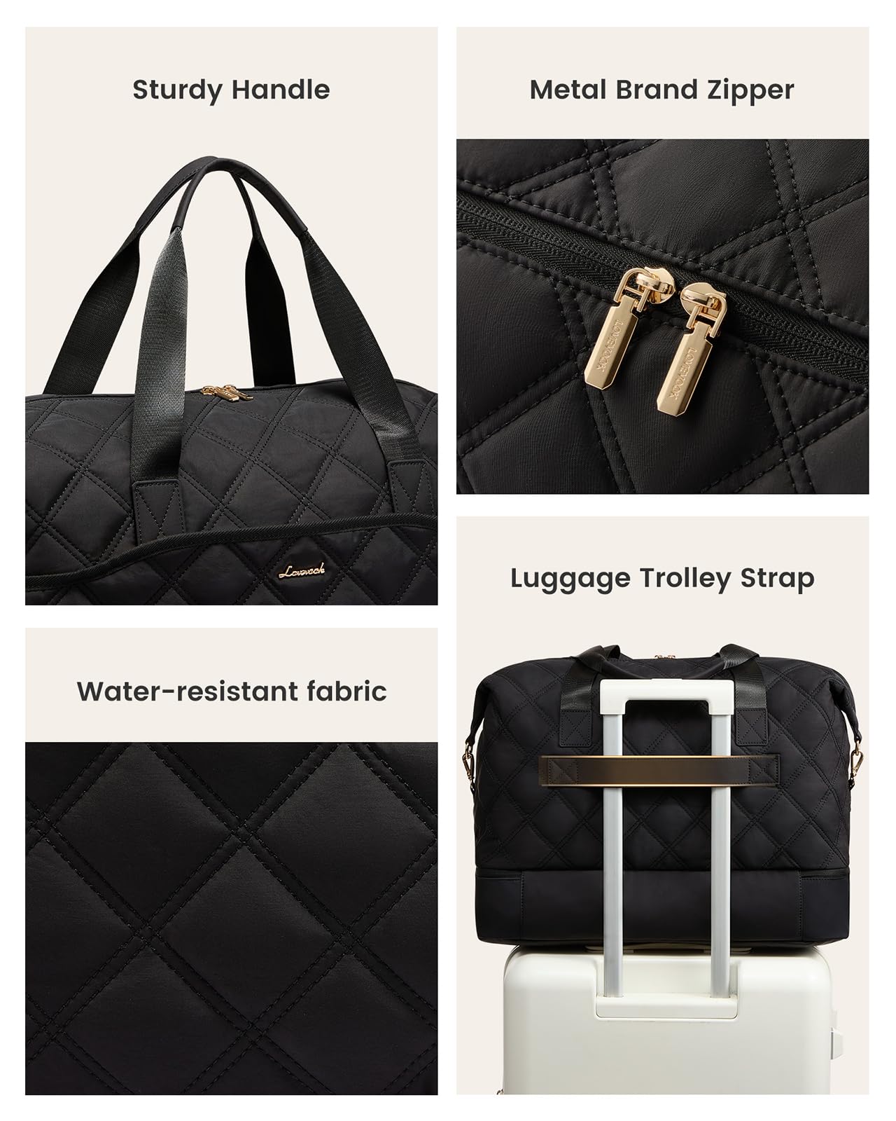 LOVEVOOK Reisetasche Sporttasche Damen Groß Travel Duffle Bag Weekender