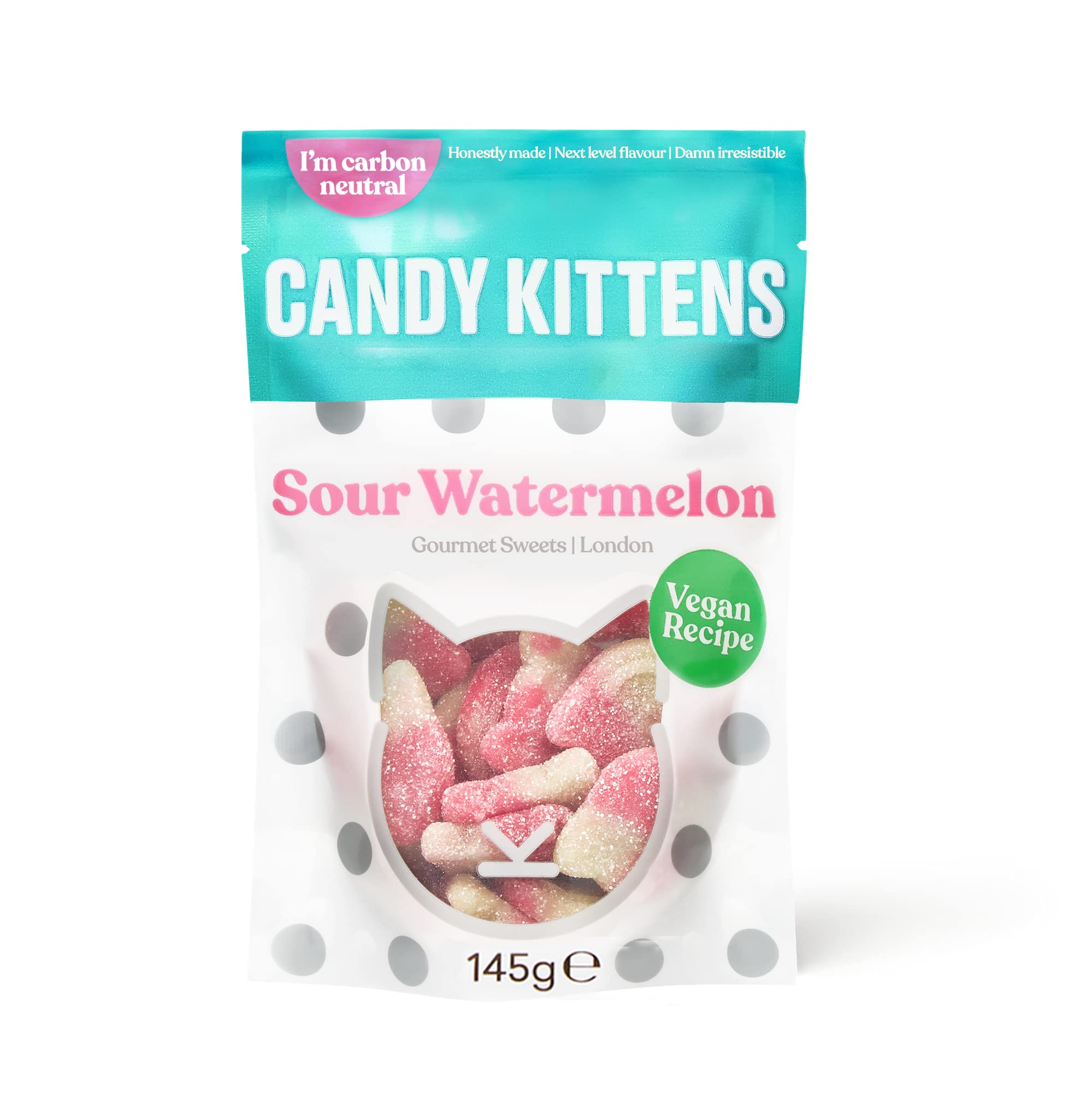 Buy Candy Kittens Sour Watermelon Vegan Sweets, Packed with Fruit Juice