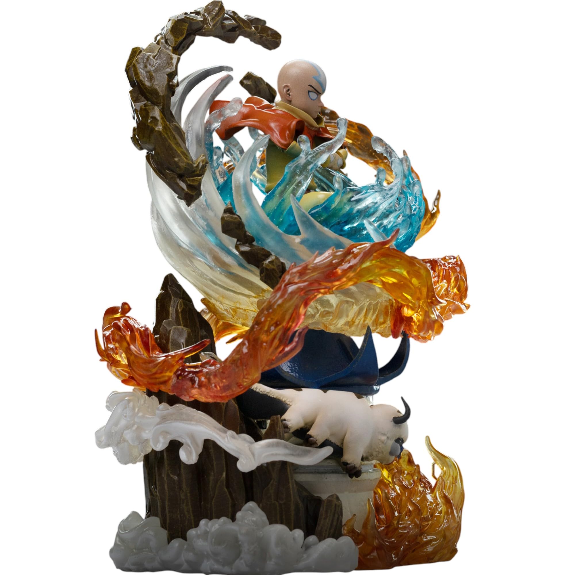 Iron Studios Statua da collezione Art Scale 1/10 Aang Avatar: la leggenda di Aang Polystone resina multicolore 21,1 cm