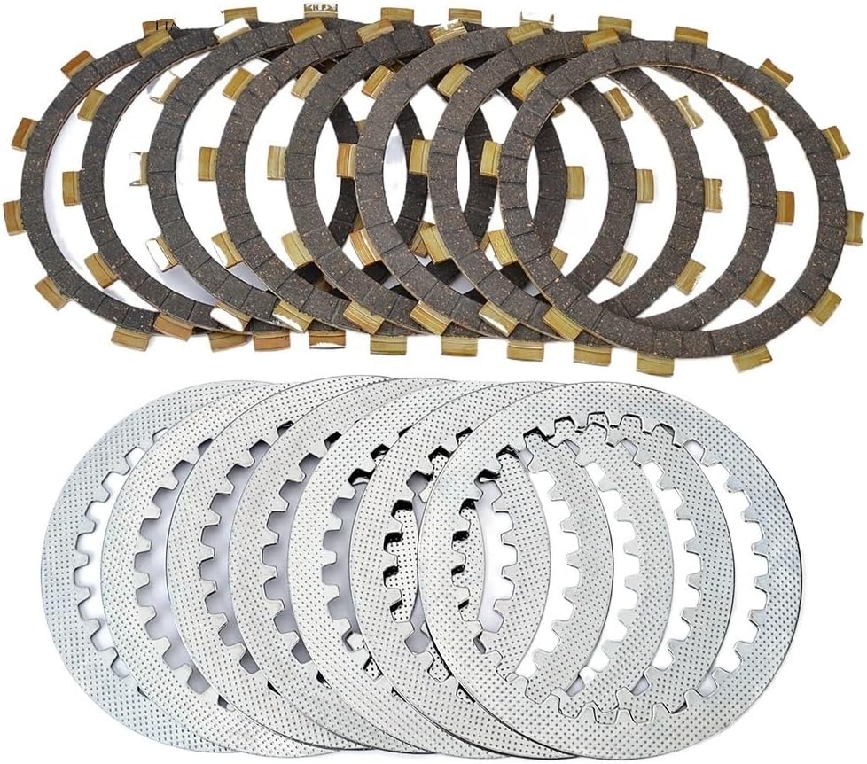 Clutch Friction Plate Kit Friction Clutch Disc Plates for YFM660R YFM660RLE YFM660RSE 660R 5Y1-16321-00 5Y1-16331-01 360-16325-00
