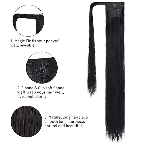 Miniatura 4 de SEIKEA - Extensión de cola de caballo con clip