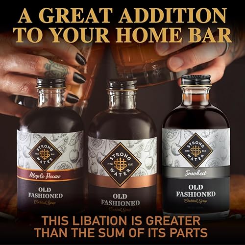 Vista 31 de Strongwater Old Fashioned - Mezclador artesanal para cócteles, rinde 64 cócteles, jarabe artesanal con bíter, naranja, cereza y azúcar demerara