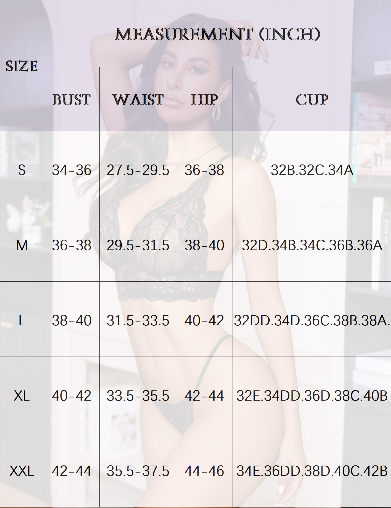 Avidlove Womens Lingerie Set Lace Bralettes Set 2 Piece Bra and Panty Sets Nightwear Outfits S-XXL