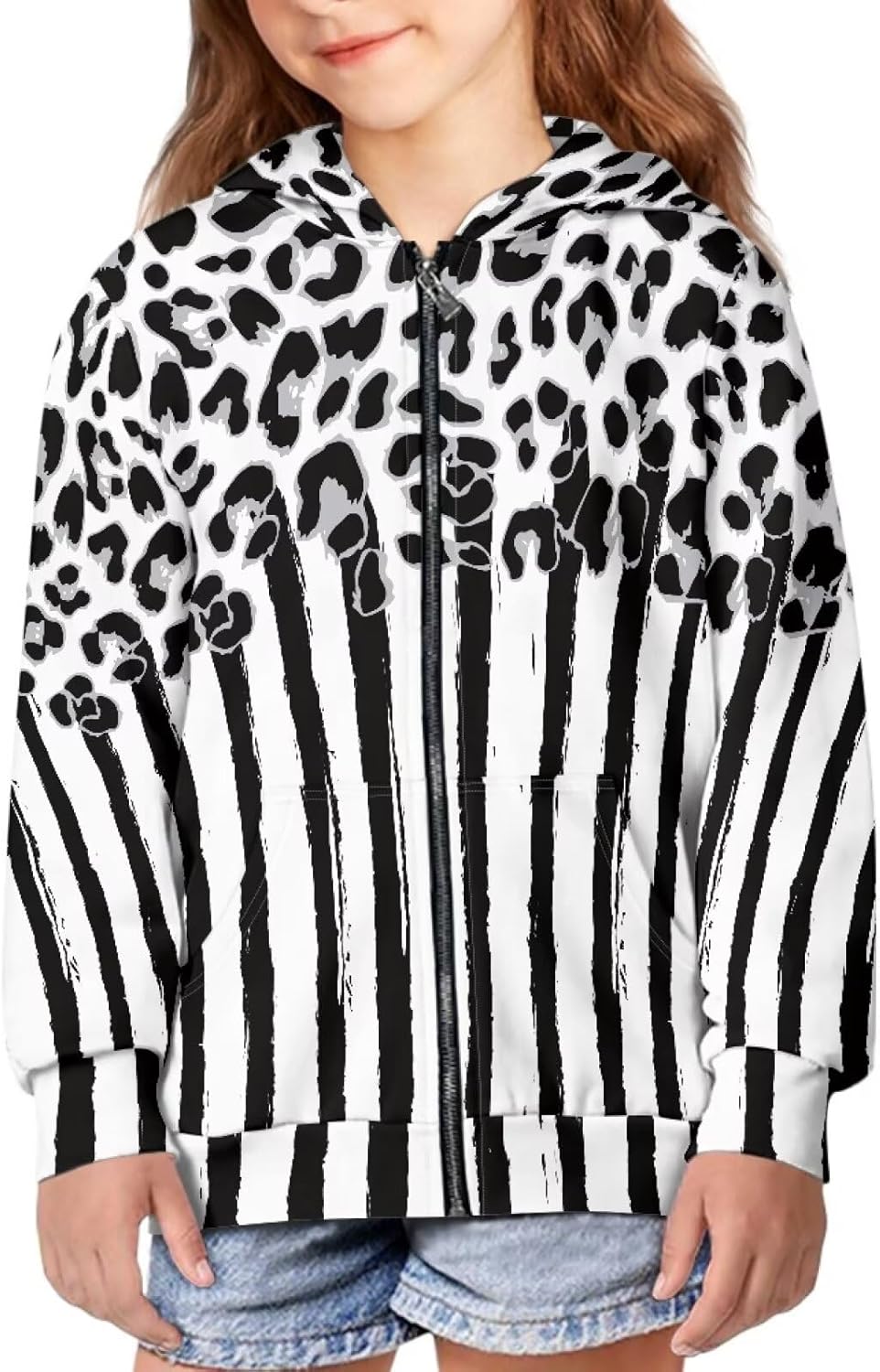 Zip Up Hoodies for Boys Girls Warm Long Sleeve Hooded Sweatshirts Kids Lightweight Soft Zipper Jackets with Pockets - Image 4