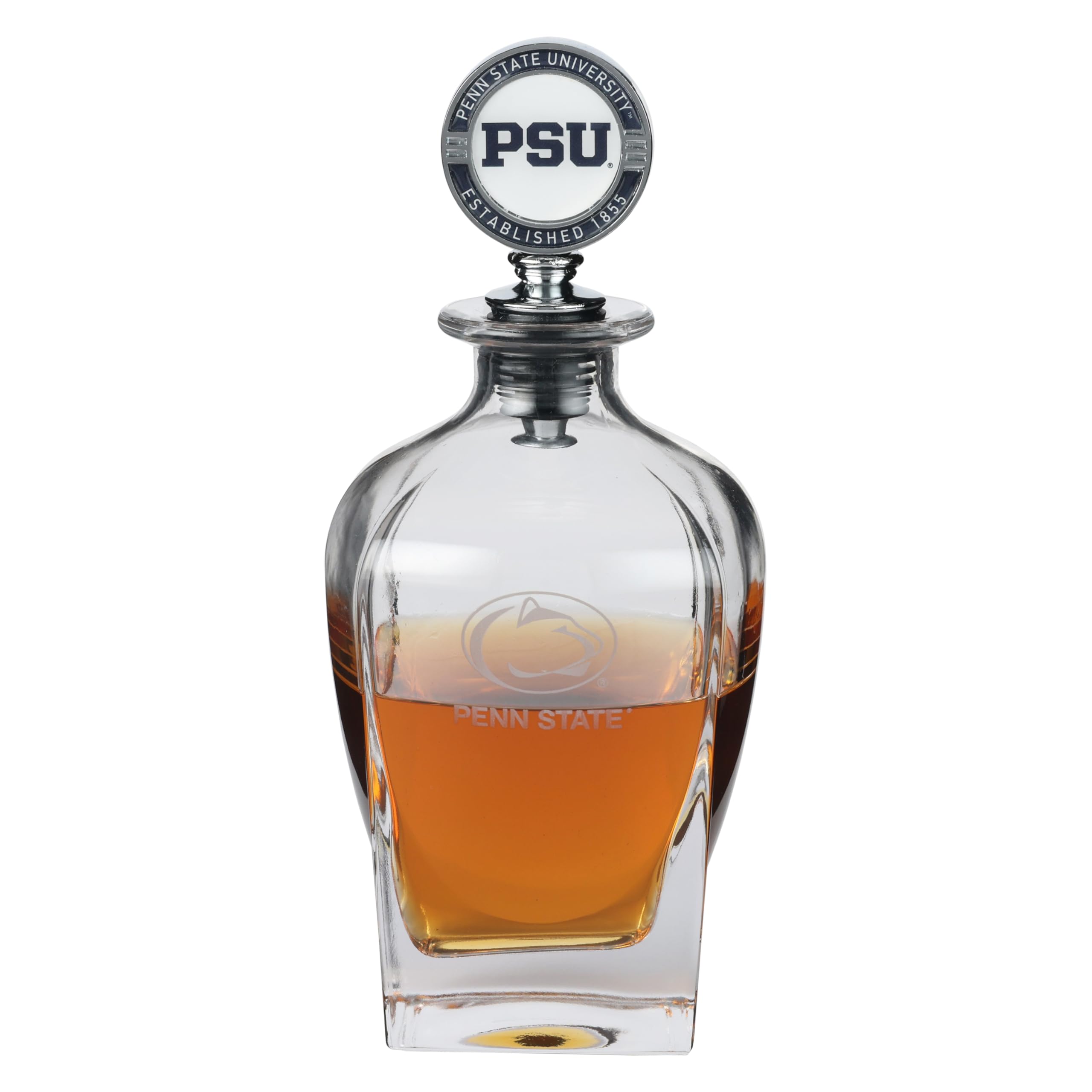 The Memory Company | Licensed NCAA Decanter with Mascot Stopper