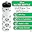 50 Strong 22oz Kids Sports Squeeze Water Bottle - BPA-Free with Pull Top Cap - Durable & Reusable for School, Boys & Girls - Made in USA - Soccer Theme