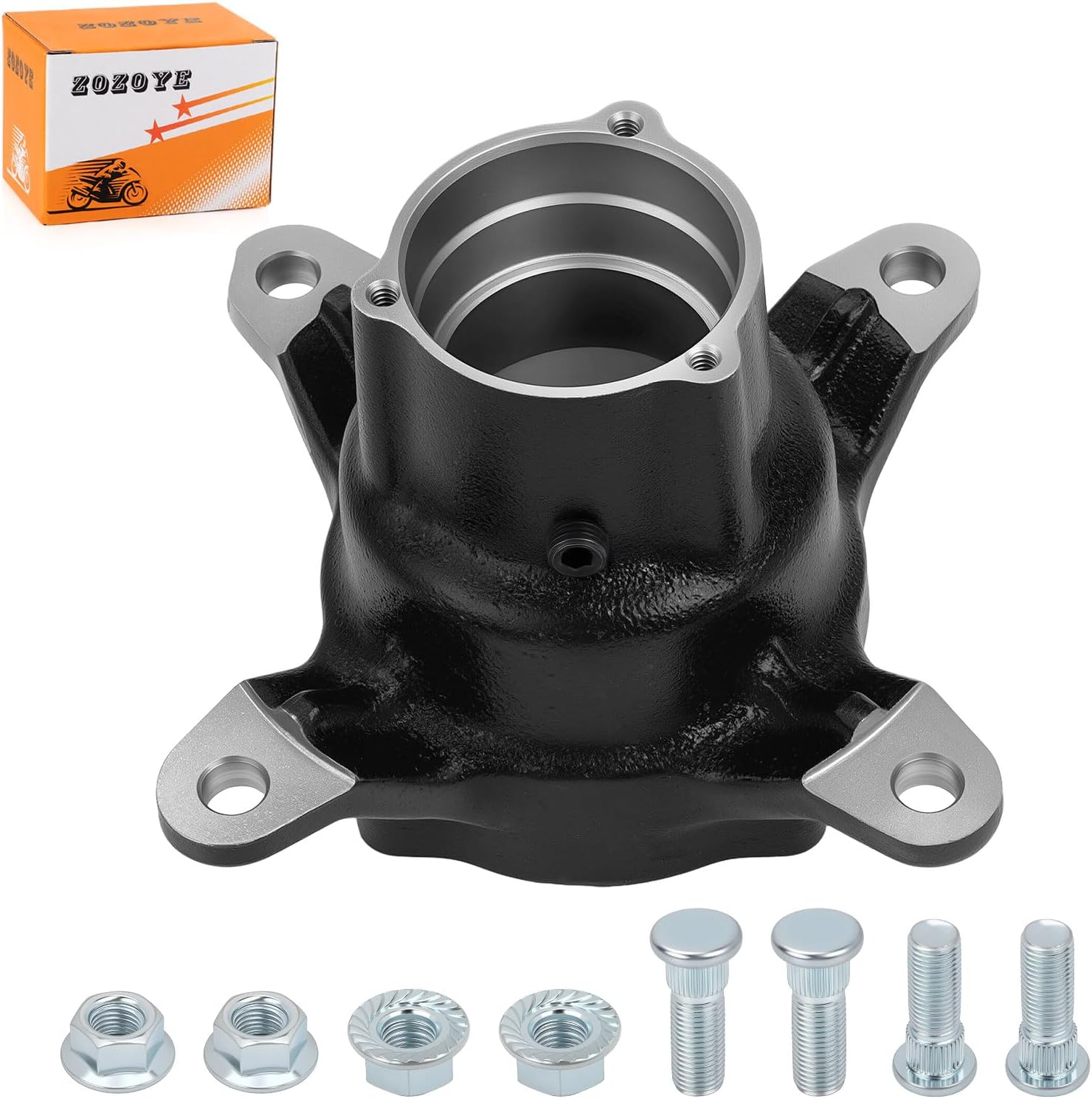 Front Left/Right Wheel Hub W/Studs & Nuts for Polaris Swedish Magnum Sportsman Xplorer Xpedition 325 300 425 400 500 1997-2008 1520243