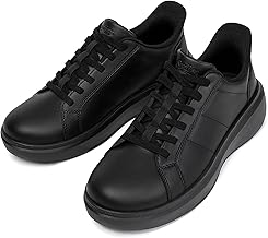 SOARHOPE Sneakers, Waterproof, Can Be Worn While Standing, Physical The Recommended, Hands-Free, Business Casual, Work Shoes, Athletic Shoes, Leather, Black Shoes, 3E, Leather Shoe-like Sneakers