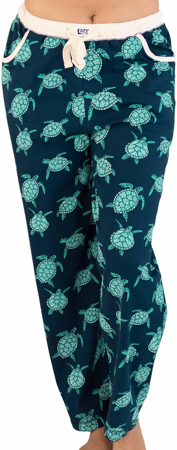 Lazy One Pajamas for Women, Cute Ocean Pajama Pants and Top Separates
