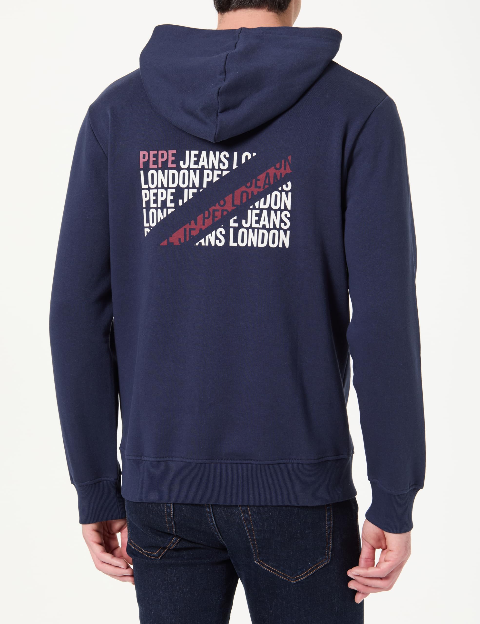 Pepe Jeans M Flag Hoodie Sudadera Hombre (Pack de 1)