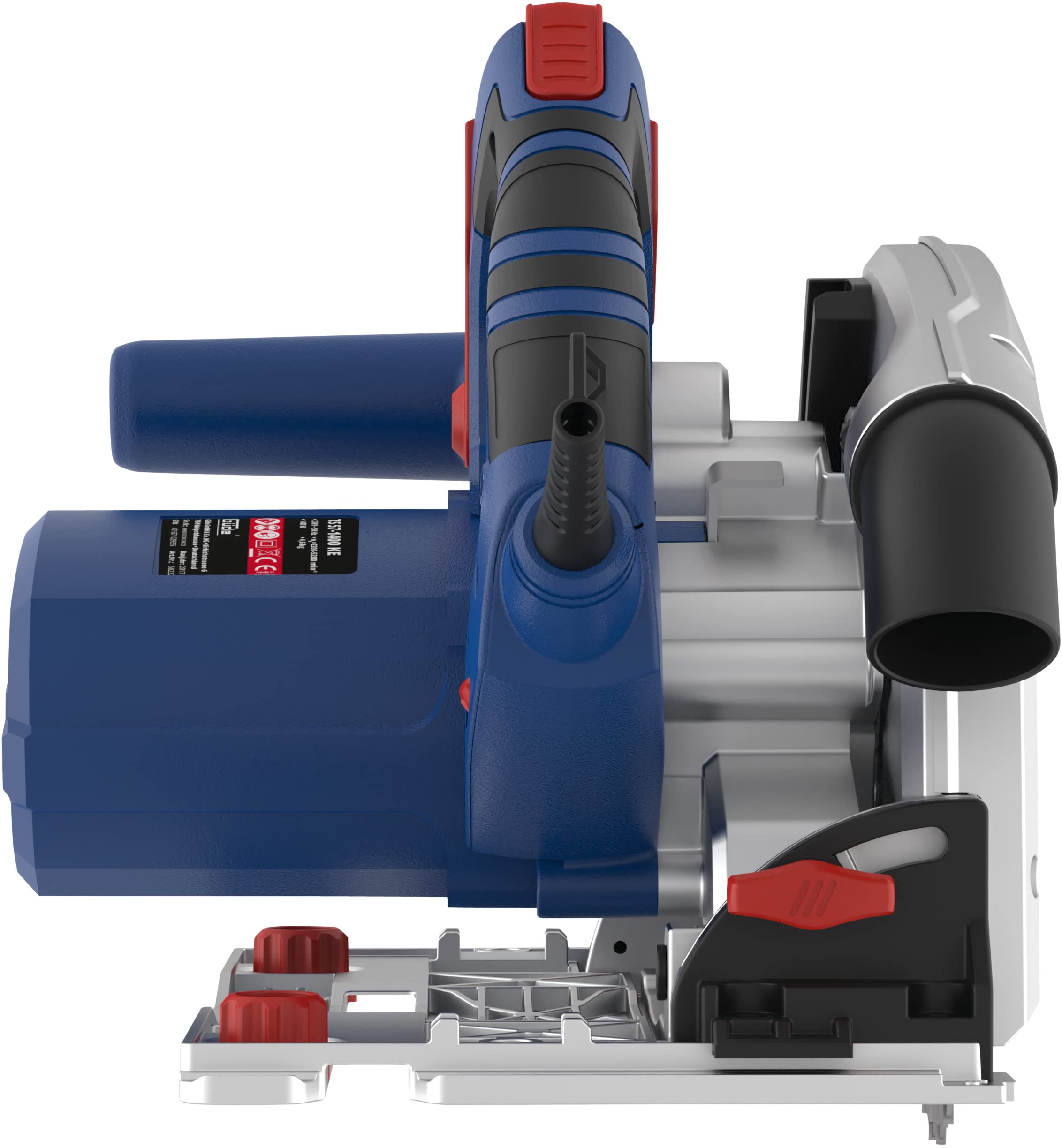 Güde 58232 TS 57-1400 KE - Sega circolare 1400 W, 230 V, colore: Blu/Rosso