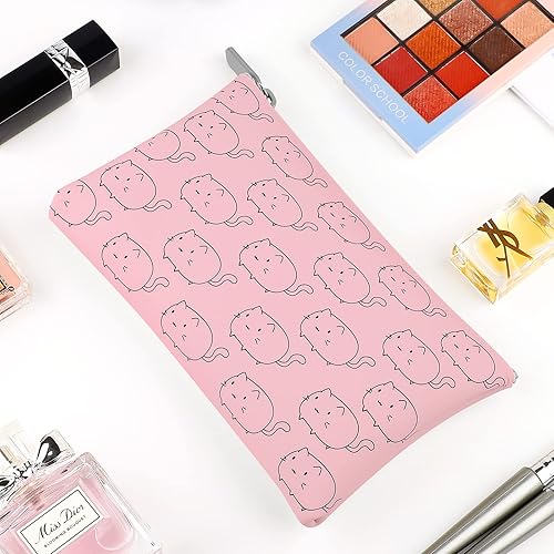 Miniatura 6 de Manmihealth Bolsa de cosméticos de silicona para gatos lindos, azul (Blue02)