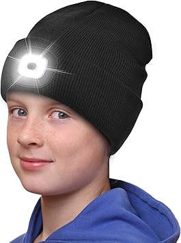 Etsfmoa Unisex LED Beanie Hat