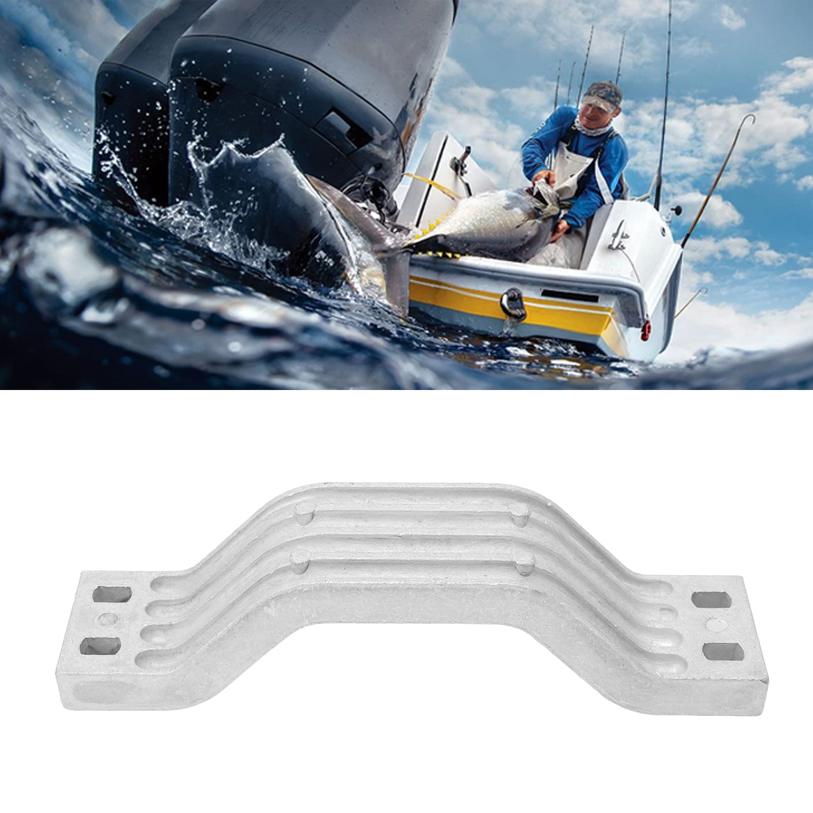 Bar Anode Premium pour Moteurs Hors-bord 2002 et Plus Récente du Support de Transom Anode Remplacement des Accessoires pour DX150 F115 FL150 LF115 LZ150 Moteurs Hors-bord