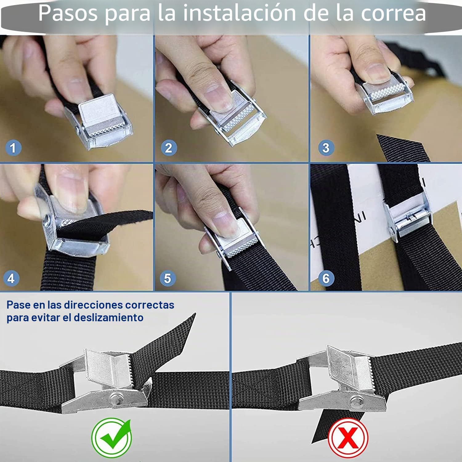 Paquete de 6 ganchos de almacenamiento de garaje resistentes, 12.7 pulgadas de montaje en pared