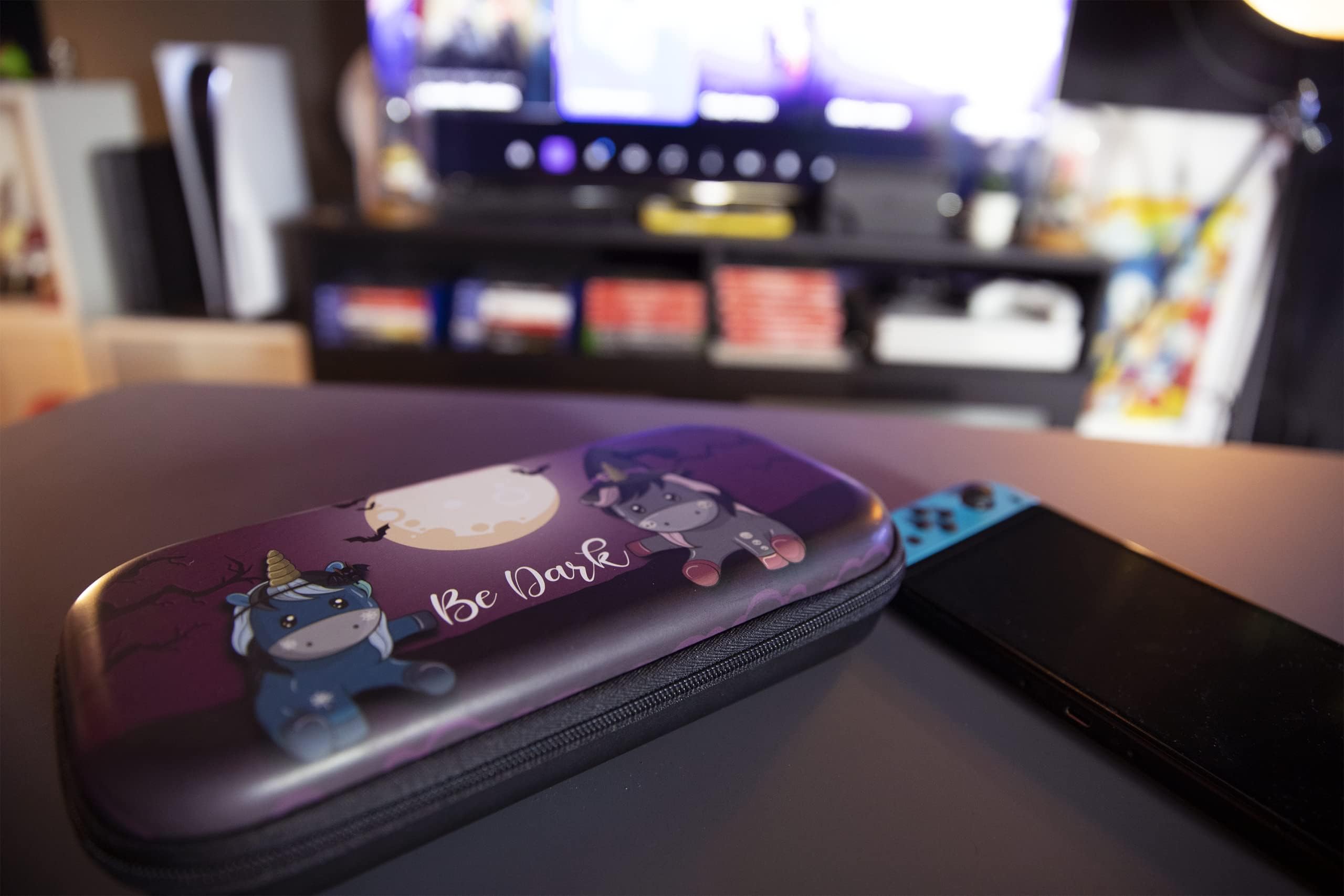 Konix My Hero Academia Funda de protección y Transporte para Nintendo Switch, Switch Lite y Switch OLED - 8 Juegos - Diseño My Hero Academia - Negro — view 14