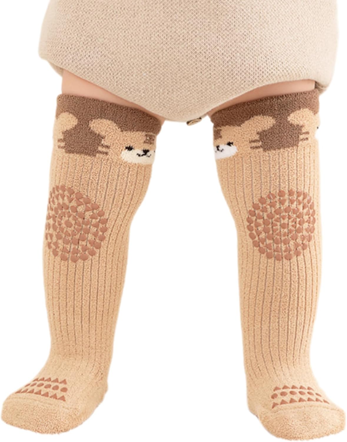 Knee Socks Over the Knee Socks for Girls 0-3 Years Winter Newborns Toddler Long Stockings Seamless Toddler