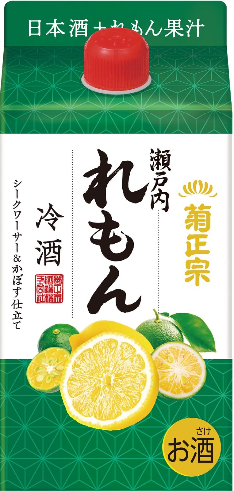Amazon.co.jp: 菊正宗 れもん冷酒 パック 900ml×6本 : ホーム＆キッチン