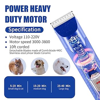 DoggyMan  Barber Professional 2こ Dog Care Hair Clipper Cutting Machine Doggyman Home Barber