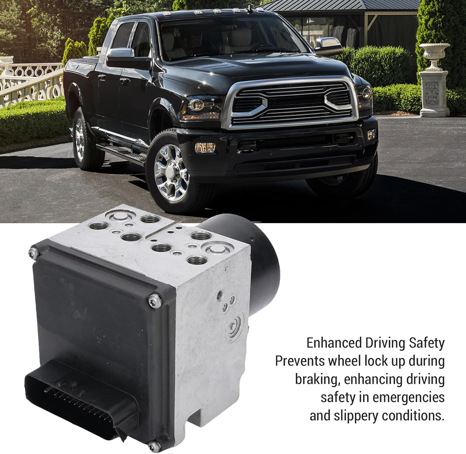 Jonlaki Anti Lock Brake ABS Pump, ABS Control Unit Module Replacement with Rigorous Testing for 2500 3500 2017 2018, OE 68143491AA