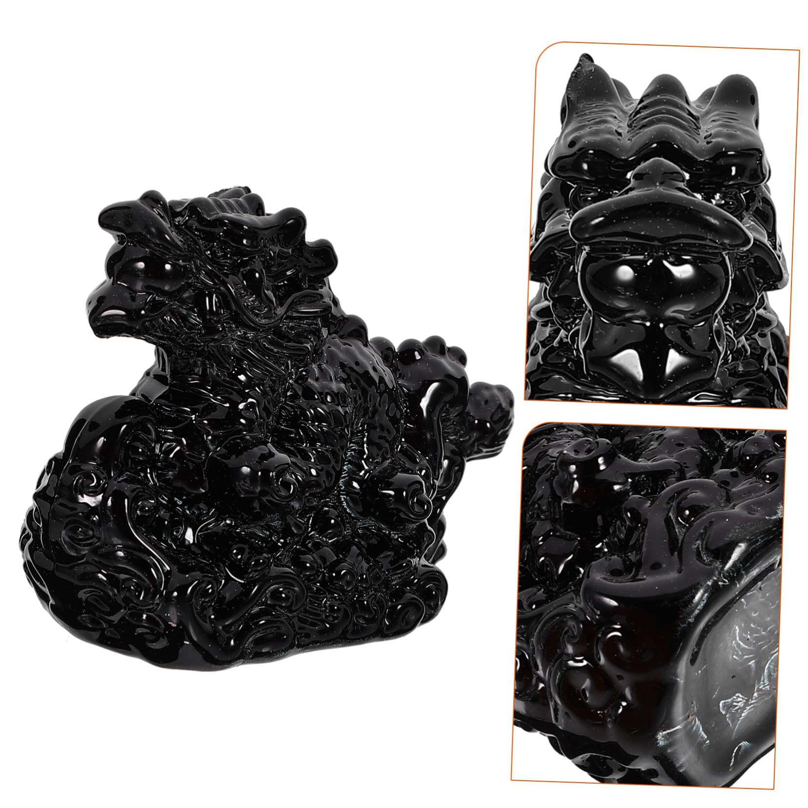 Ornamento del Drago, Feng Shui di Buon auspicio, Scultura di Drago di Giada, Statua di Drago Cinese, Figura di Drago di Capodanno, Figura di Animale, Decorazioni, scrivania in Vetro