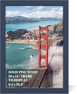 10x14 inch Wood Picture Frames for Wall Hanging,Diamond Painting Frames Rectangle Baby Scan Picture Frame for Family Walls Decoration,Anniversary,Wedding,Christmas,Halloween,Shower,Certificate (Jazz