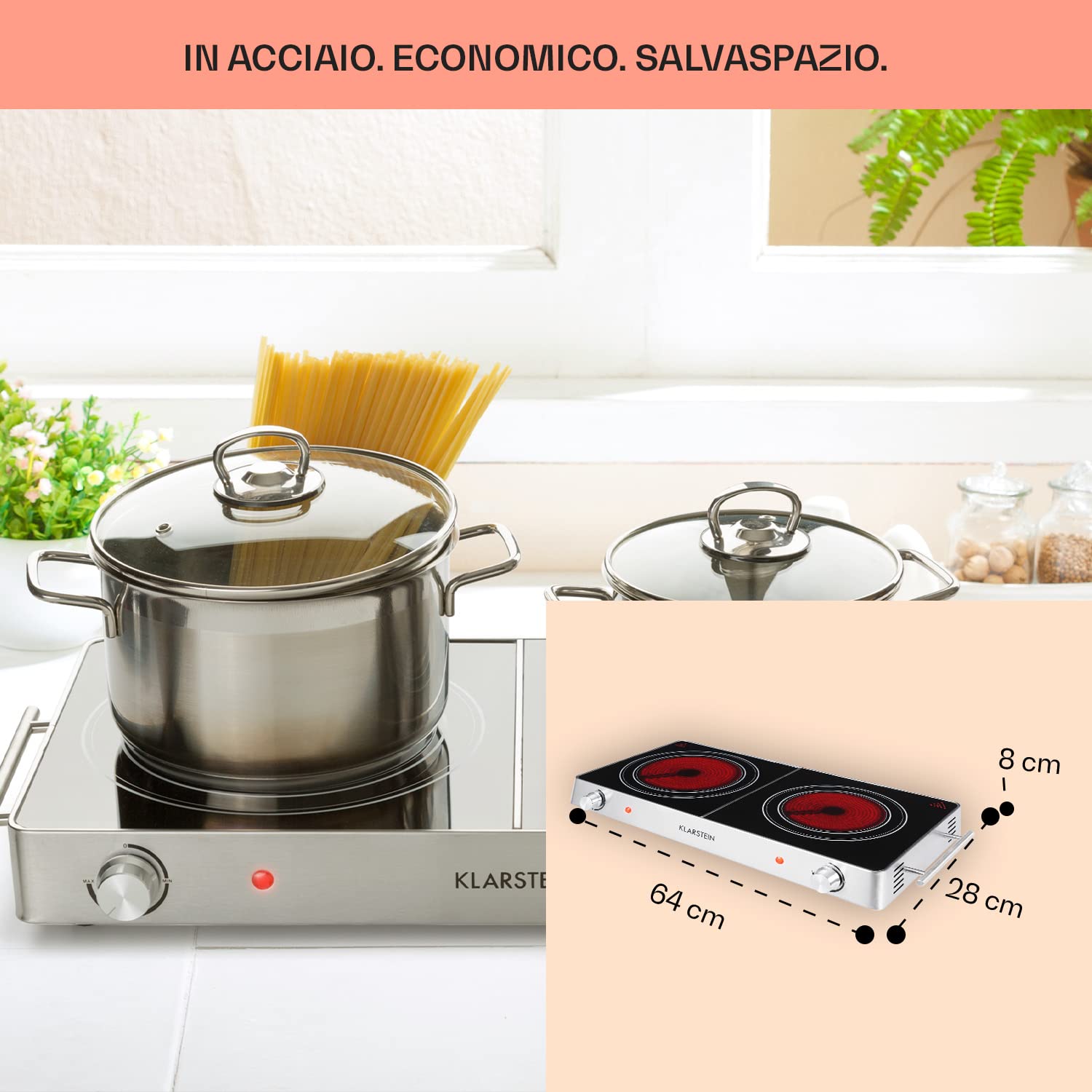 Piastra Elettrica Infrarossi GRACEALL 3500W - Portatile, 12 Livelli, Timer, Per Cucina All'Aperto O Casa - Foto 3
