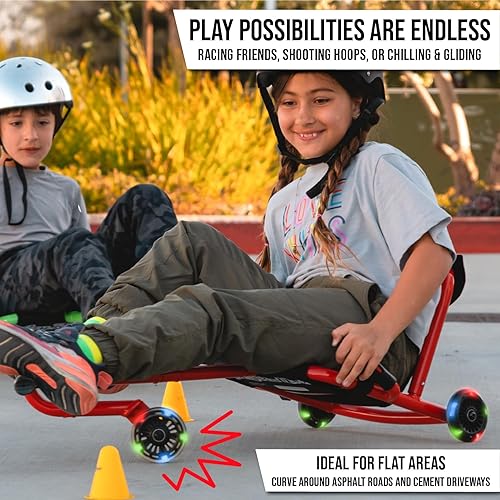 Miniatura 5 de EzyRoller Classic Ride On con ruedas de luz LED color azul