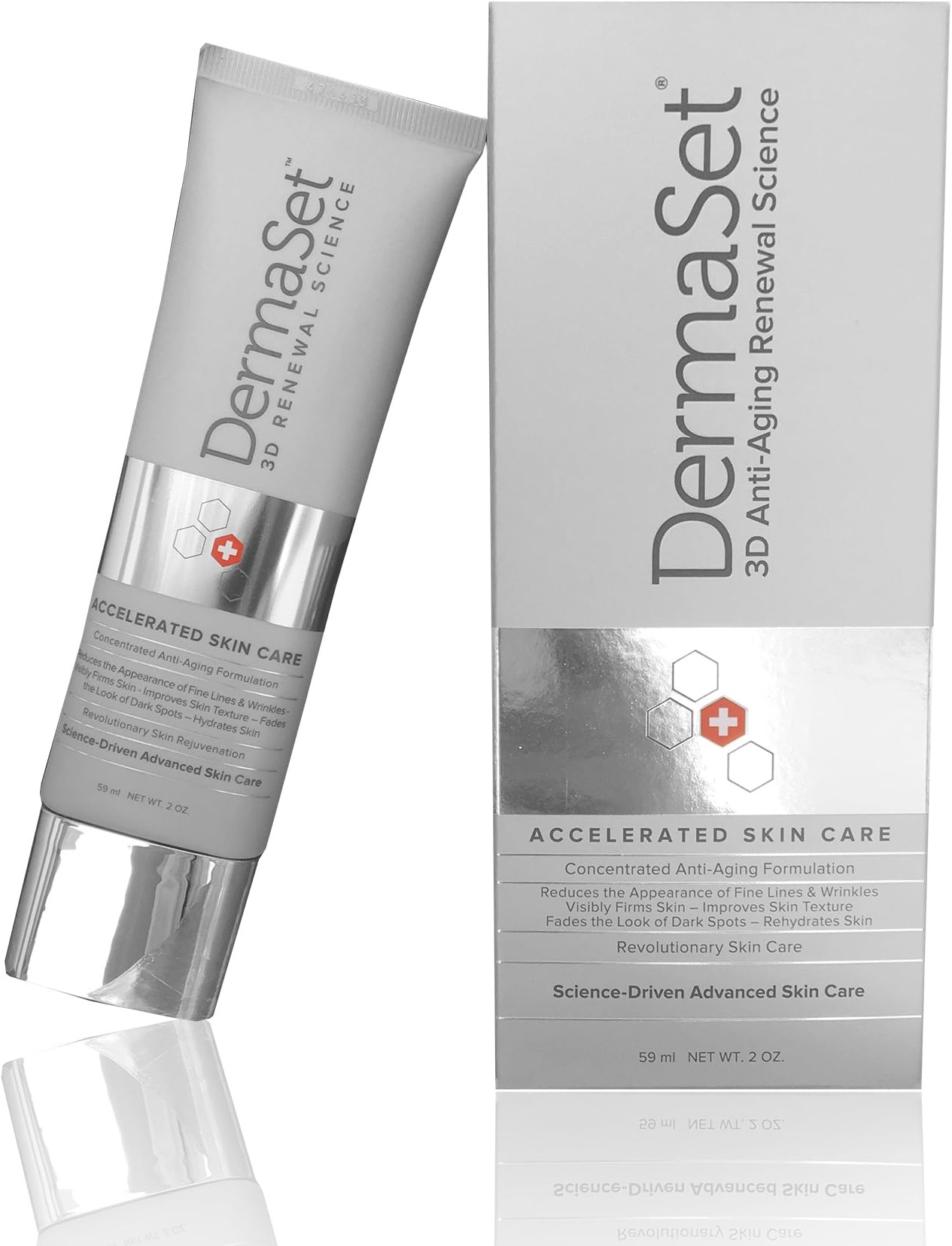 DermaSet Anti-Aging 3D Renewal Cream - Clinically Tested and Hypoallergenic Formula