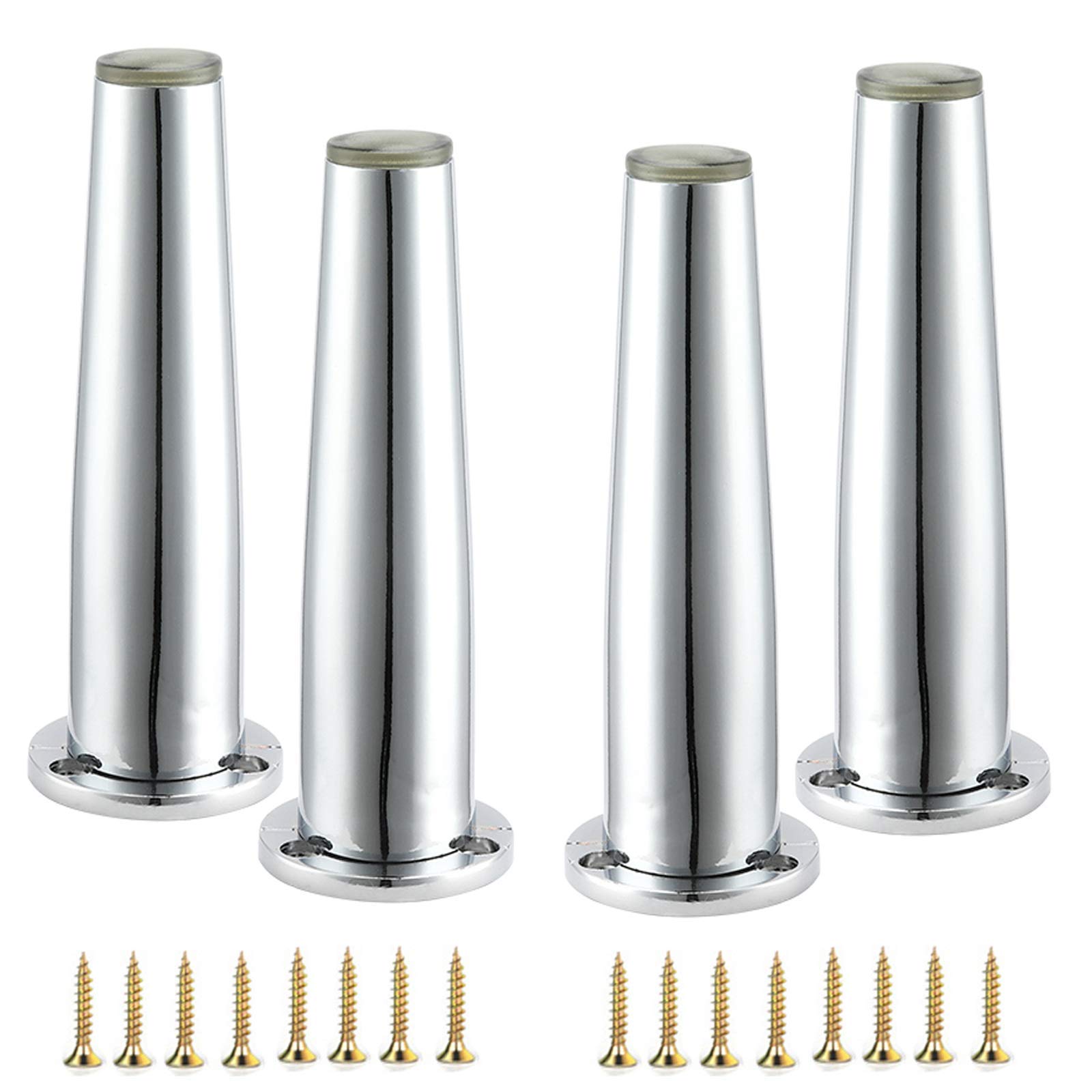 Buy Furniture feet 4 Pieces Tapered Leg,metal Sofa Legs,Adjustable