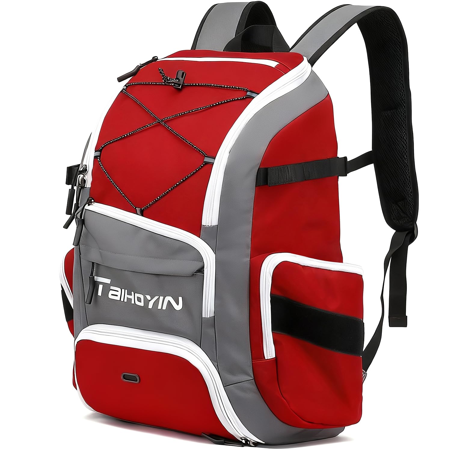 Sac à dos de baseball – Sac à dos pour équipement et équipement de baseball, T-ball et softball, porte-batte et gants, grand compartiment principal pour casque et accessoires, compartiment