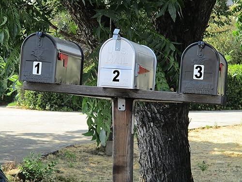 Miniatura 3 de Curb N Sign - Adhesivo de números para buzón, calcomanías de vinilo prémium para el hogar, números reflectantes de casa para buzón, puerta