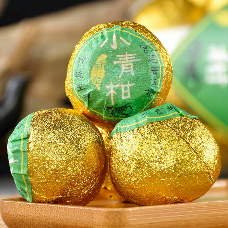 200g Grün Orange Pu'er Tee China Original Puerh Tee Guter Tee Natürlicher Bio Puerh -Tee Grünes Essen ohne Zusatzstoffe Puer Tee
