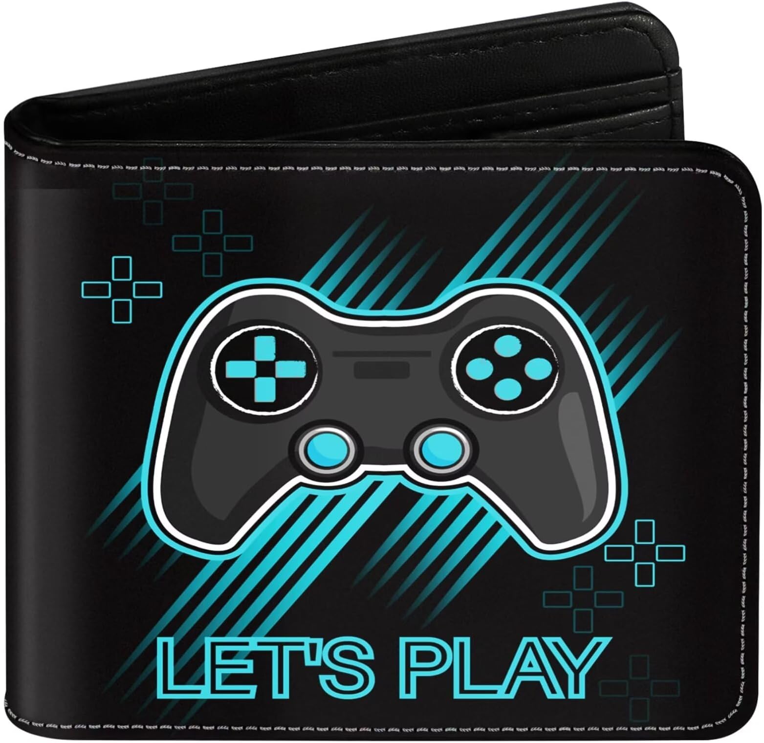 EXXBYELIGaming Gifts for Boys Wallet Gamepad 8-10 8-12 9-12 11-15 5-7 13-15 Credit Id Card Cash Holder Black Rfid Blocking Zipper Cute Cool Funny Aesthetic Gamer Wallets Gifts for Gamers Men Boy Teenager