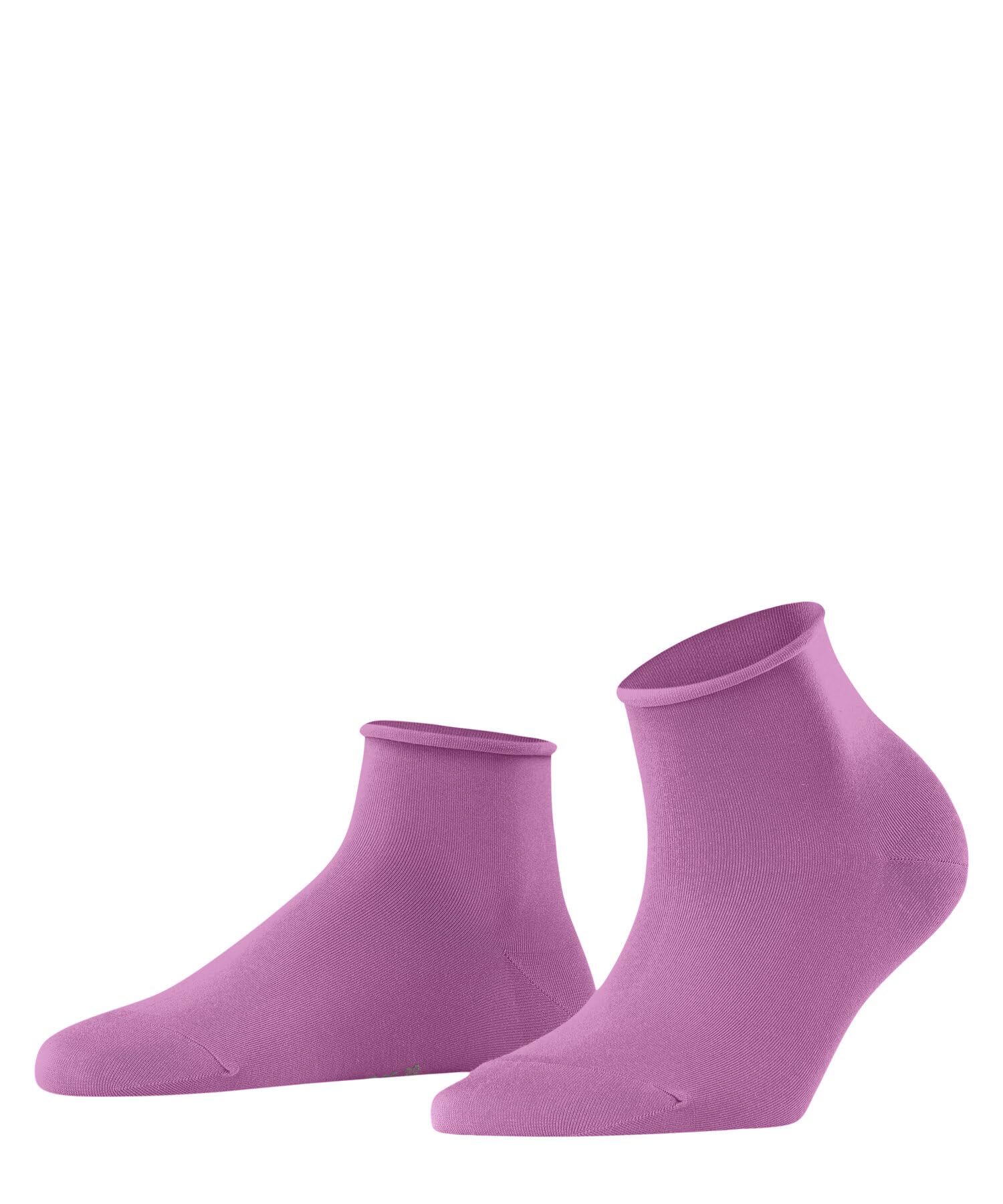 FALKE Women's Cotton Touch W Sso Thin Plain 1 Pair Socks, Red Lipstick 8350, 2.5-5