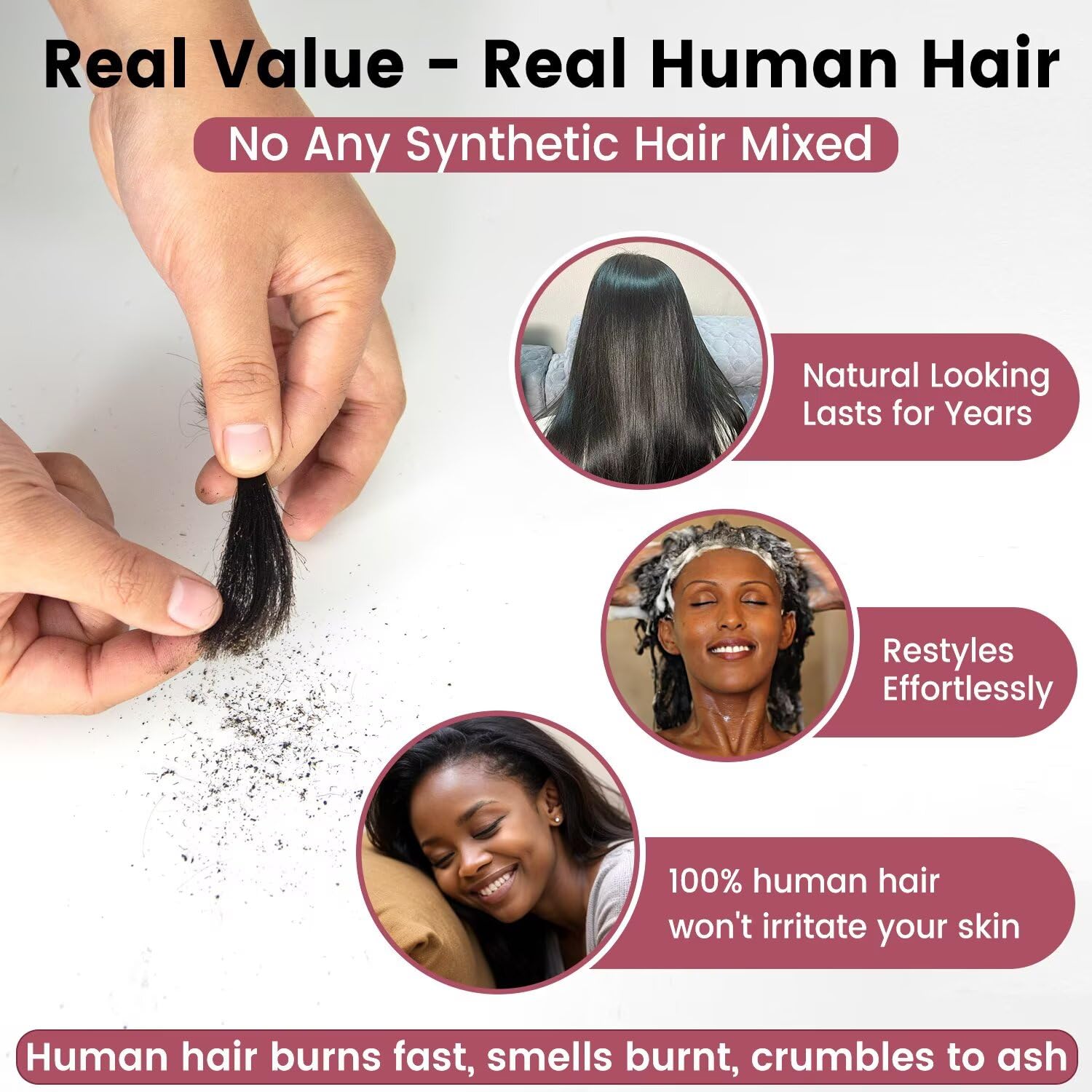 13x6 Swiss HD Lace Frontal Pre Plucked Baby Hair 12 Inch Straight Human Hair 6x6 Hd Lace Closure 12 Inch Straight Human Hair Lace Frontal  main image 3