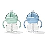 OXO Tot Transitions Straw Cup with Handles 6 oz. - Opal and Dusk - 2 Pack