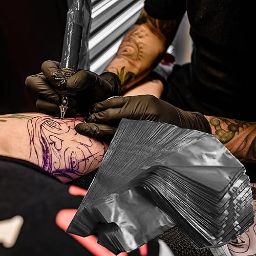 Miniatura 7 de 300 cubiertas para máquina de tatuaje con 4 envolturas de agarre y soporte para bolígrafo, cubiertas para bolígrafos de tatuaje ZHOOGE de 2.4 x 7