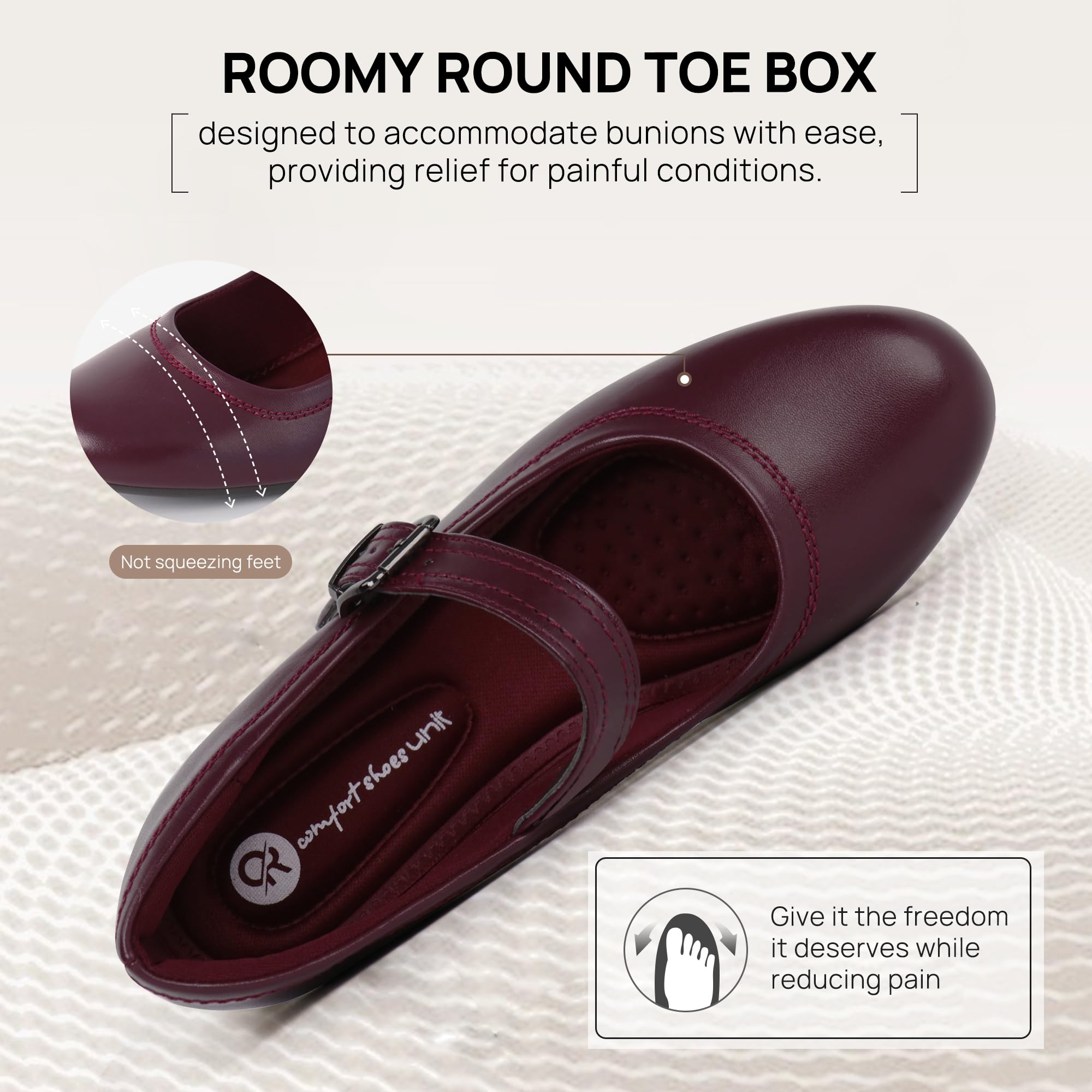 Ortho+rest Women Mary Janes Shoes For Bunions