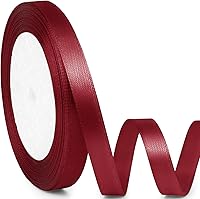 Vista 82 de Cinta de satén de 5/8" x 100 yardas - Cinta de seda naranja otoñal con carrete - Ideal para envolver regalos, ramos florales, manualidades